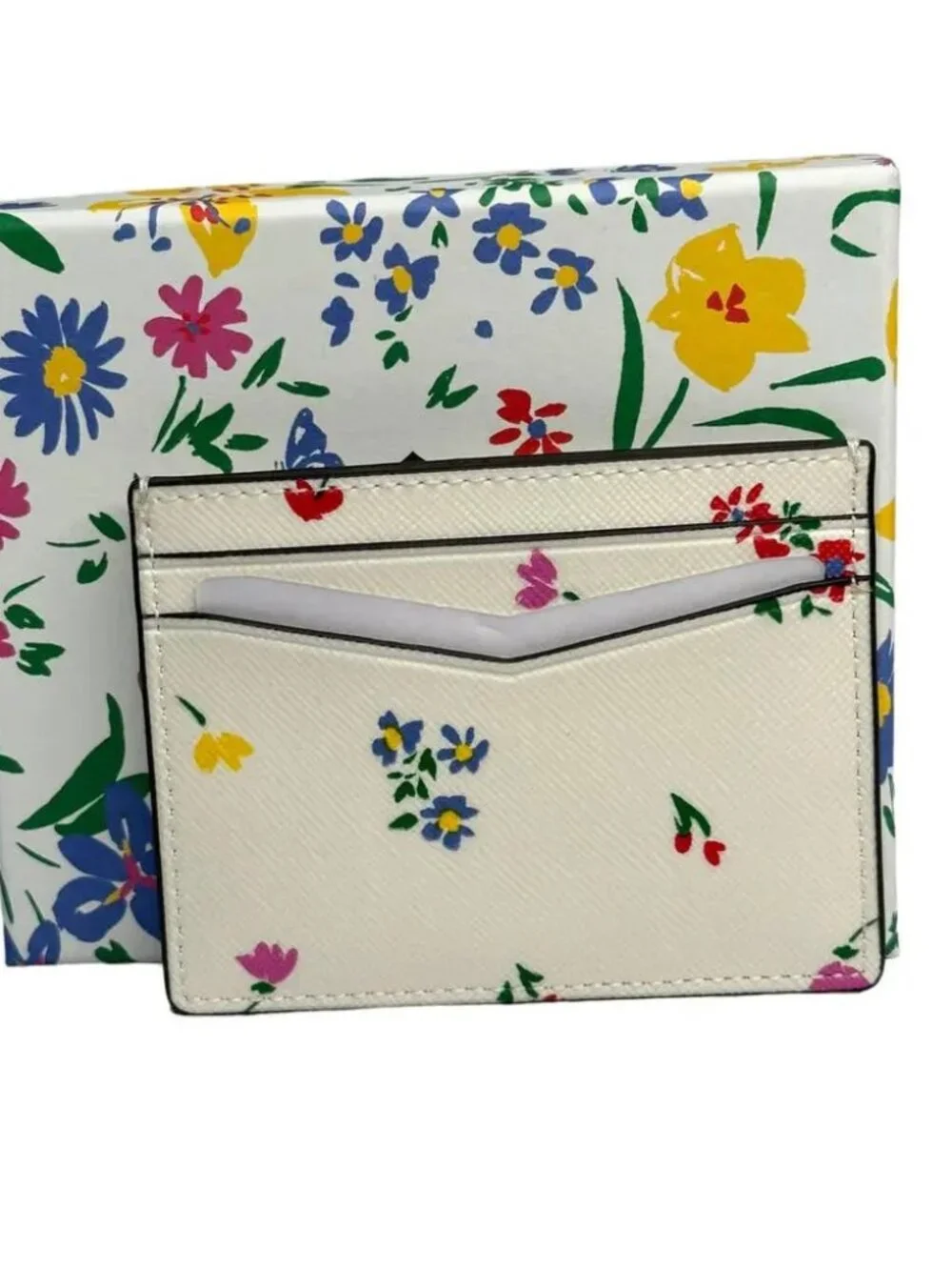 KATE SPADE Staci Garden Bouquet Boxed Small Card Holder
